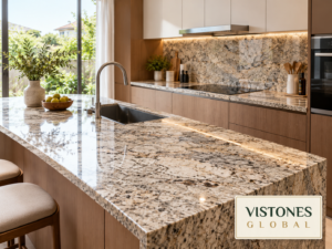 Mặt bếp đá Granite trong căn bếp