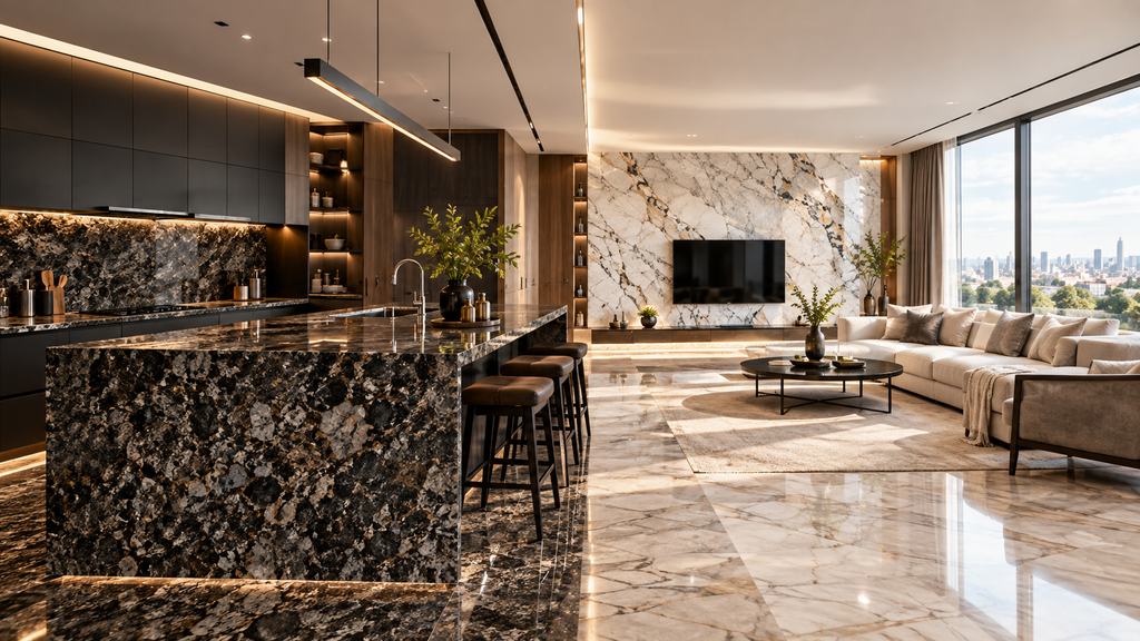 Đá Granite và Marble trong kiến trúc và nội thất