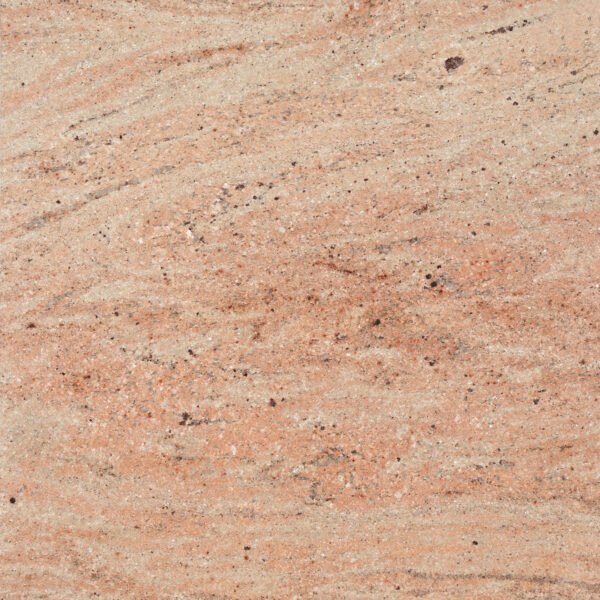 Astoria Pink granite tự nhiên sắc hồng đào xen be kem, vân chéo mềm mại. Lựa chọn tinh tế cho mặt bếp, lavabo, ốp tường. Liên hệ Vistones Global.