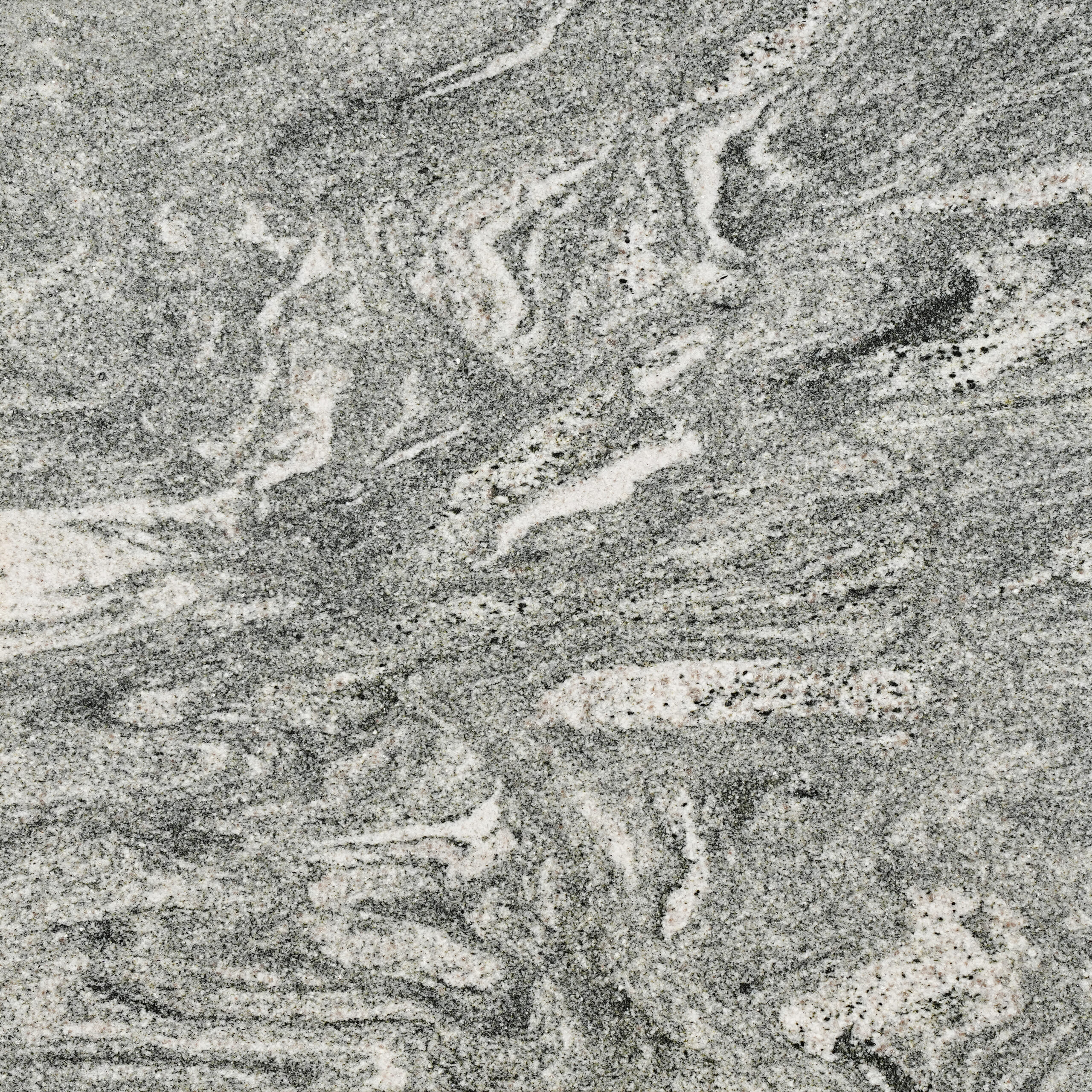 Kuppam Green granite xám xanh, vân trắng ngà cuộn xoáy mềm mại như mây trôi. Tinh tế cho mặt bếp, ốp tường, lát sàn. Liên hệ Vistones Global.