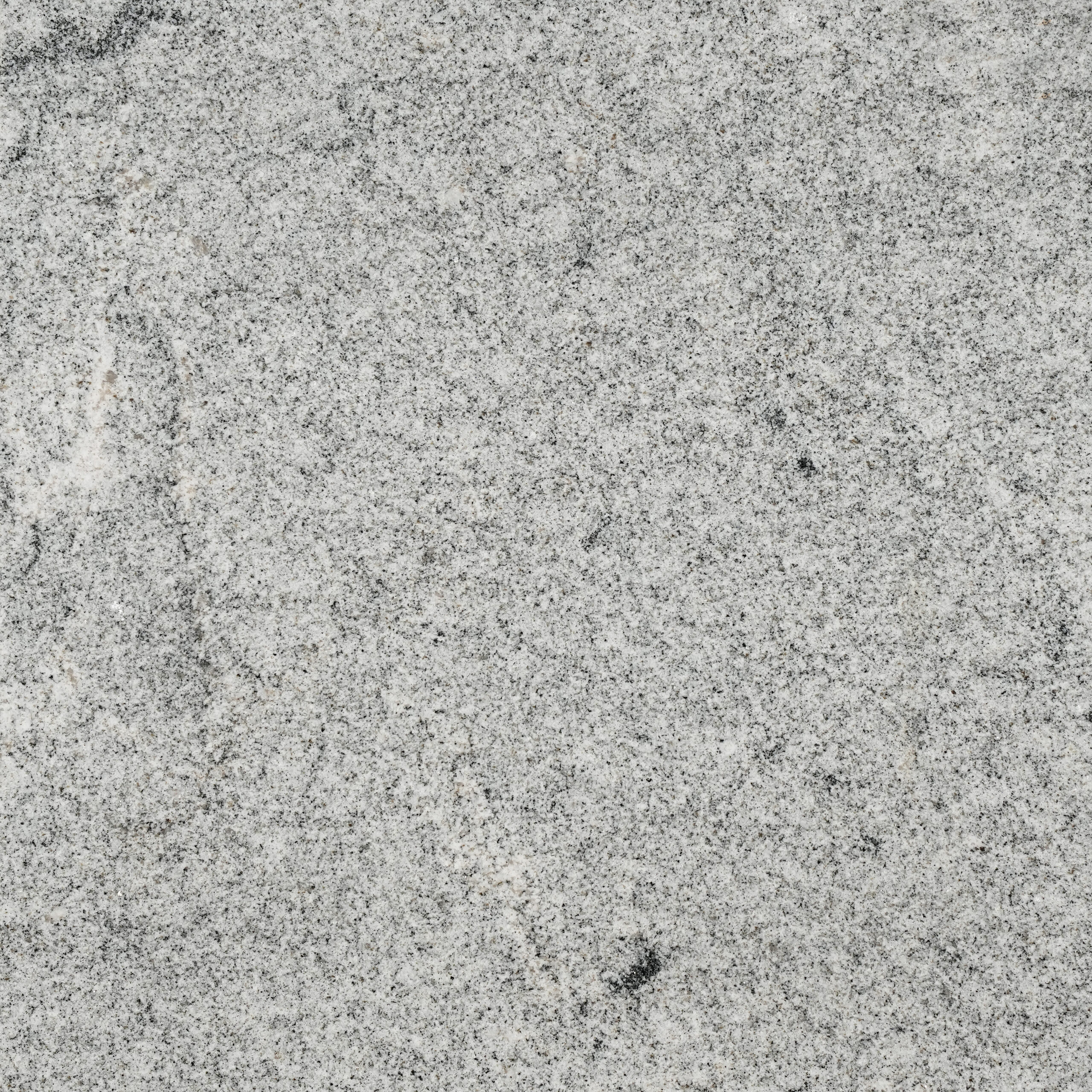 Viscont White granite trắng xám sáng, hạt mịn đều, đốm đen nhỏ, tối giản dễ phối. Hoàn hảo cho bếp, phòng tắm, lát sàn. Liên hệ Vistones Global.